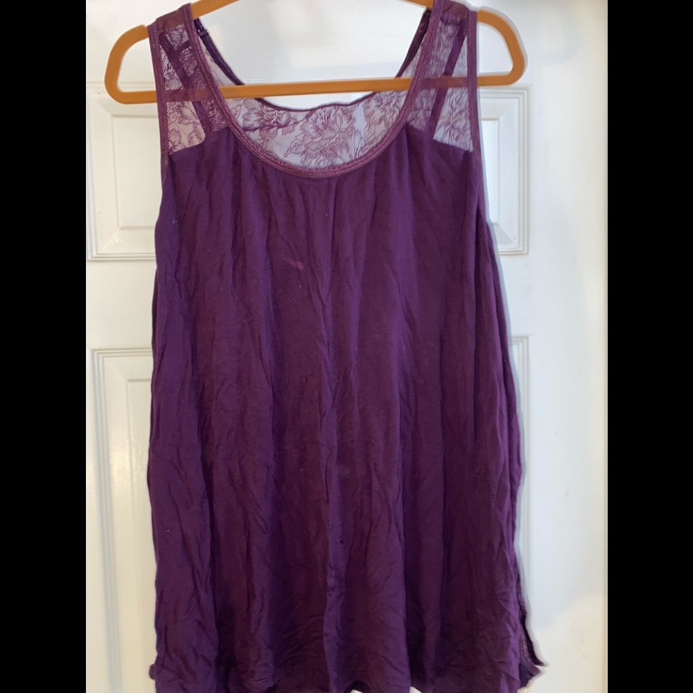 Purple tank- lane Bryant